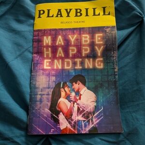 Playbill - Maybe Happy Ending Broadway Show Darren Criss Collectible Musical